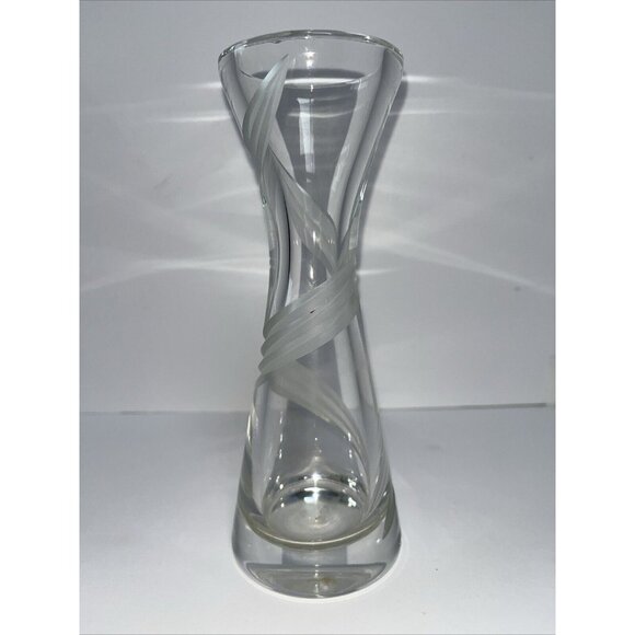 Vintage USSR Region Hand Cut Lead Crystal Vase, Soviet Union Cut Crystal Glass - Picture 3 of 13